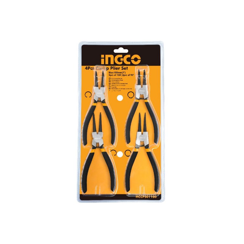 Set Alicates Seger Ingco