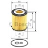 Filtro de Aceite Elemento MB C180/C200 Bosch