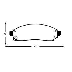 Pastilla de Freno Nissan Navara-Pathfinder