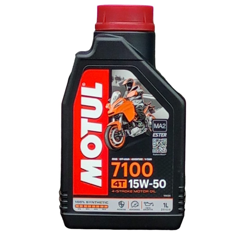 Aceite 15W50 4T 7100 100% Synthetic Motul