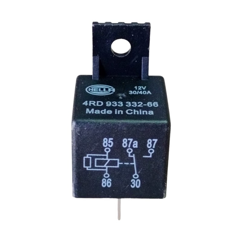 Relay 12V 40 AMP 5 pin Con Soporte