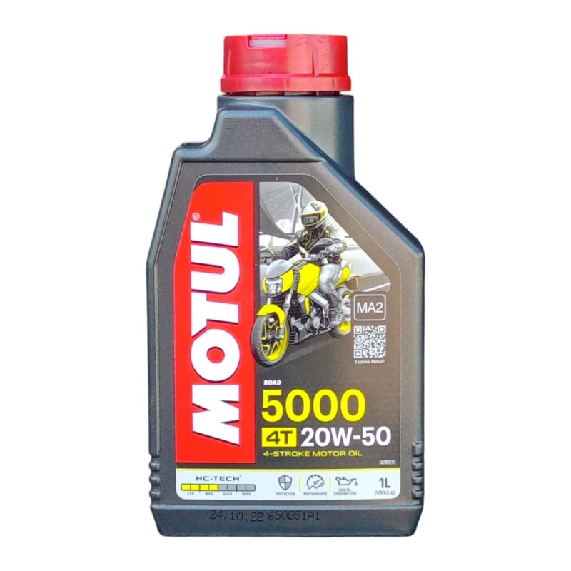 Aceite 20W50 4T 5000 Semi Sintetico Motul