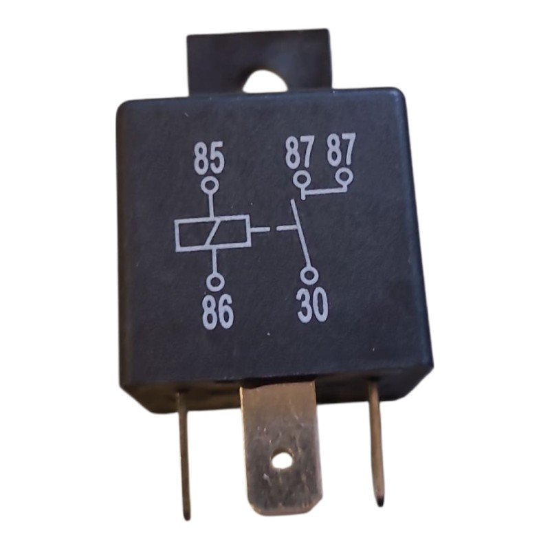 Relay 12V 40Amp 5 pin con soporte Hella